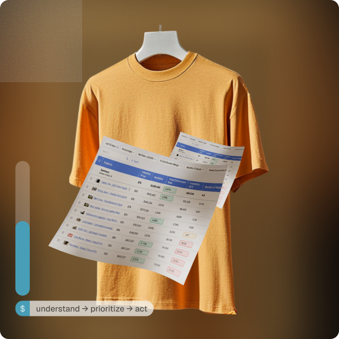 Fashion inventory and commercial data connected to product decisions