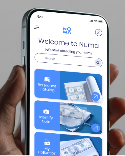 NUMA welcome screen